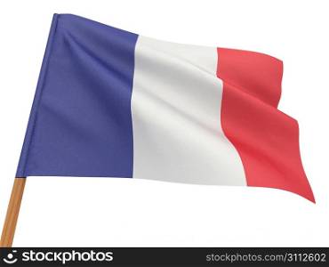 Flag of france. 3d