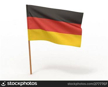 Flag of Germany. 3d