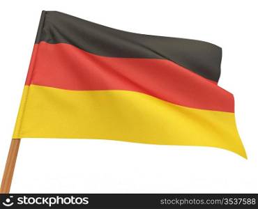 Flag of germany . 3d