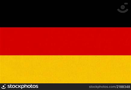 flag of Germany. National German flag on fabric surface. German national flag on textured background. Fabric Texture. flag of Zambia. National Zambia flag on fabric surface
