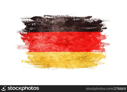 Flag of Germany with old texture.