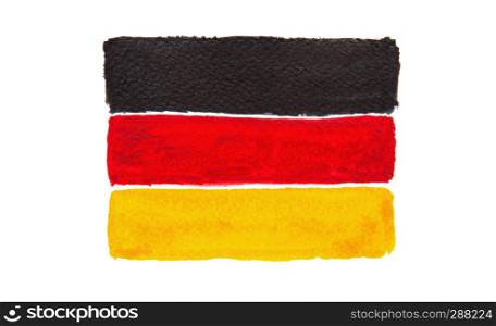 Flag of Germany with old texture.