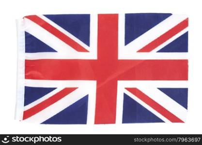 Flag of Great Britain Isolated on White