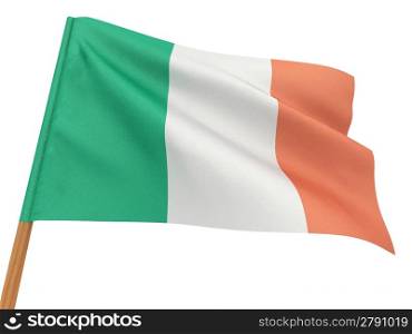 Flag of ireland . 3d