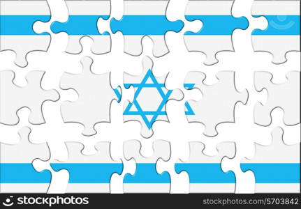 Flag of Israel puzzle