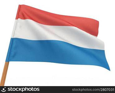 Flag of netherlands . 3d