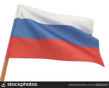 Flag of Russia . 3d