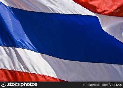 flag of Thailand fluttering in the wind