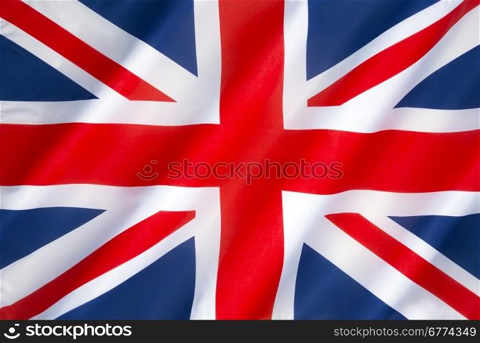 Flag of the United Kingdom of Great Britain and Northern Ireland - Also known as the Union Jack or Union Flag.