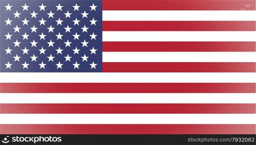 Flag of the USA vignetted. Vignetted American flag of the United States of America