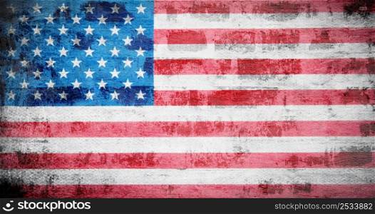Flag of USA background texture
