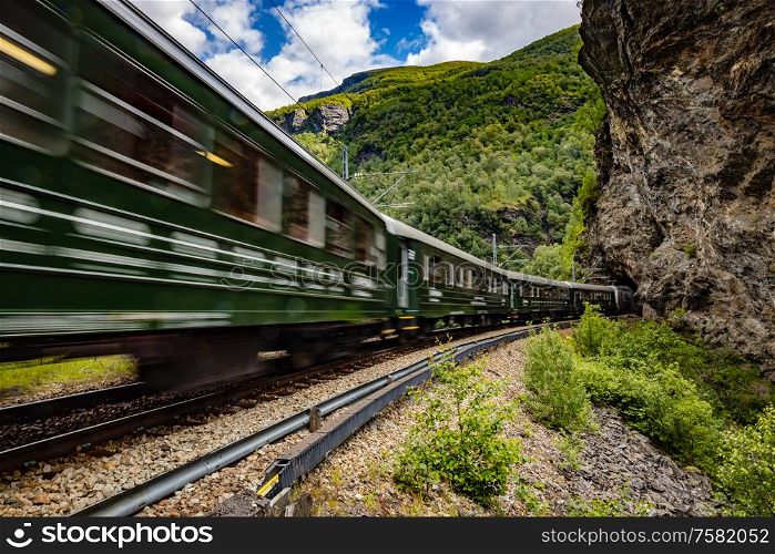 Flam Line (Norwegian Flamsbana) is a long railway tourism line between Myrdal and Flam in Aurland, Norway.