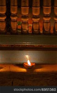 Flame, Traditional Diya, Maharashtra, India