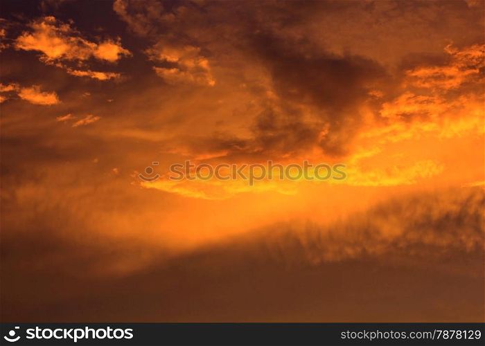 flaming cloud