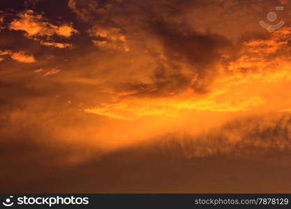 flaming cloud