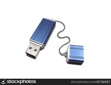 flash drive isolated on white
