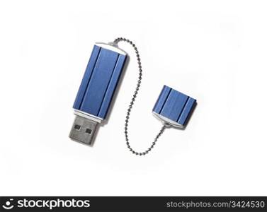 flash drive isolated on white background