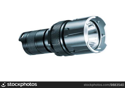 Flashlight isolated on white background. Flashlight isolated on white