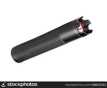 flashlight isolated on white background. flashlight on white background