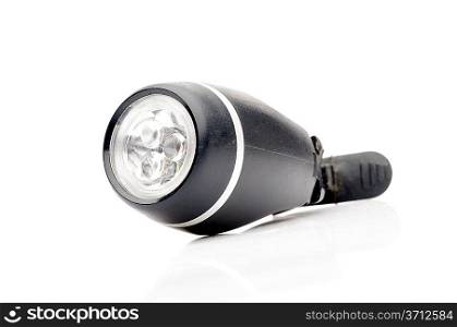 Flashlight isolated over white