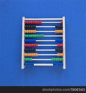 flat lay colourful abacus counting. High resolution photo. flat lay colourful abacus counting. High quality photo