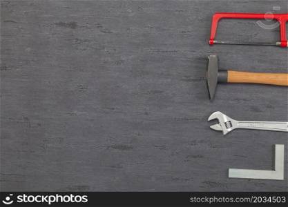 flat lay composition tools