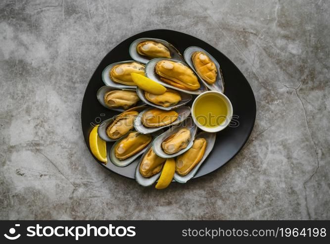flat lay delicious seafood composition_2. High resolution photo. flat lay delicious seafood composition_2. High quality photo