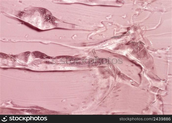 flat lay hydroalcoholic gel close up