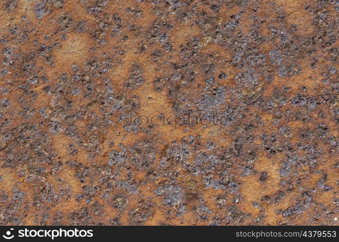 flat lay metal surface with rust