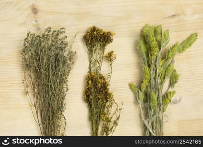 flat lay natural medicinal herbs 3