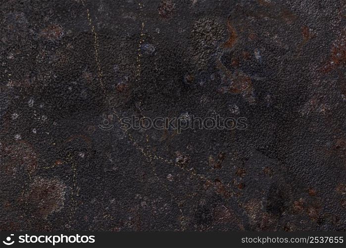 flat lay rusty metal surface
