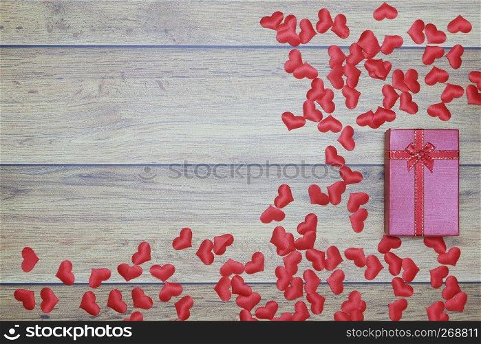 flat-lay Valentine background