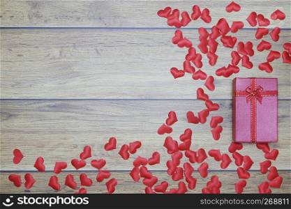 flat-lay Valentine background