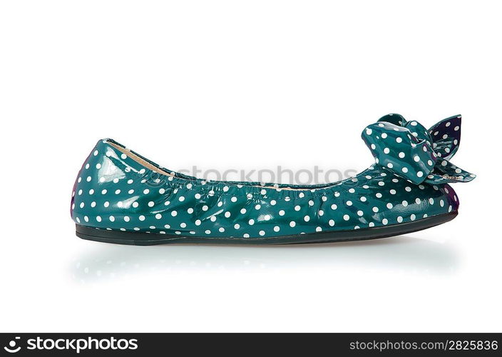 Flat shoes isolated on white