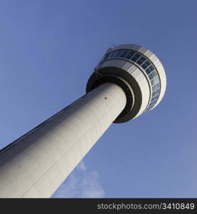 flight control tower at schiphol Airport near Amsterdam in The Netherlands