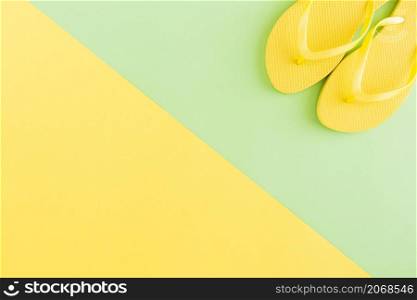 flip flops multicolored background
