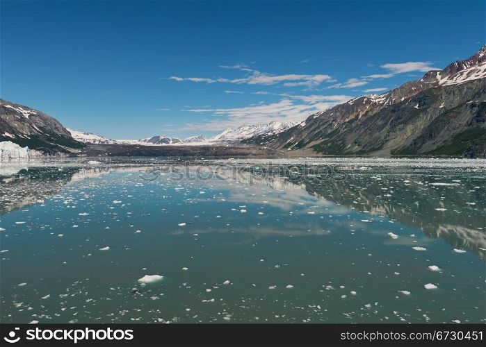 Floating ice, Tarr Inlet, Glacier Bay National Park, Alaska