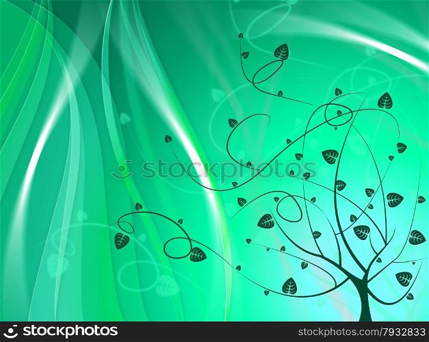 Floral Background Representing Bloom Template And Backgrounds