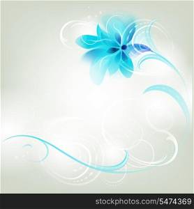 Floral Background With Design Ornate