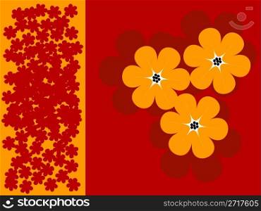 Floral descktop background design