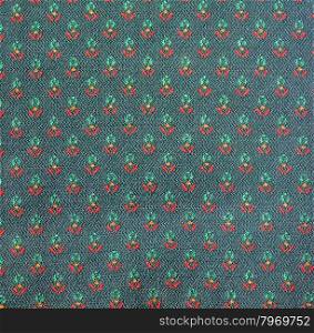 Floral fabric background