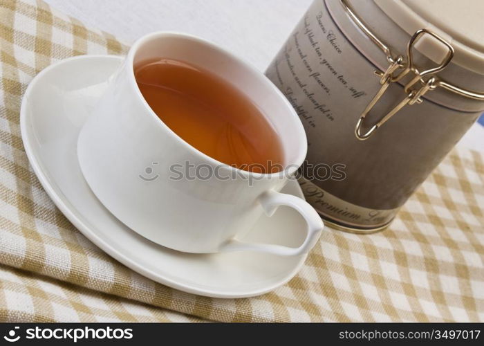 floral fruity tea on the table