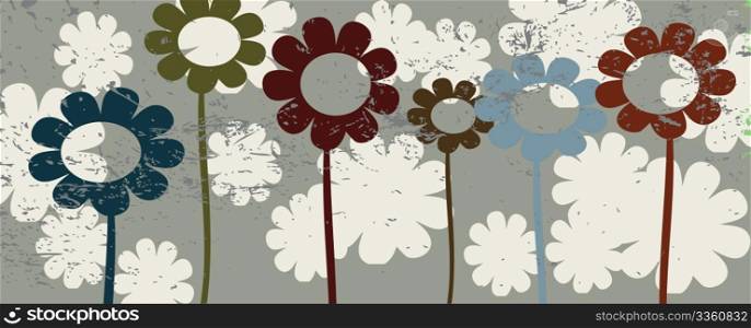 Floral illustration, vector art