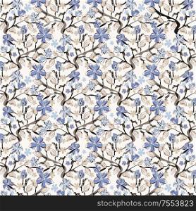 Floral pattern. Can be used for wallpaper, web page background,surface textures.