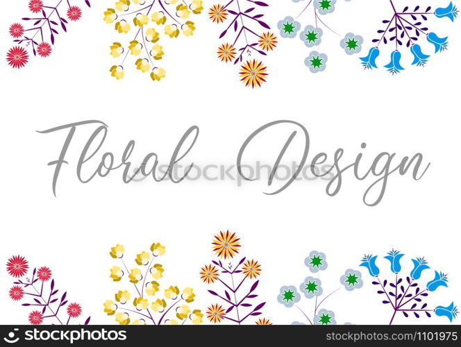 Floral pattern for your design. Floral template for holiday, wedding, happy birthday. Vector EPS 10