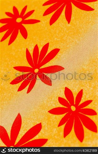 Floral pattern on a background