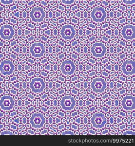 Floral purple geometrical and decorative pattern artwork
