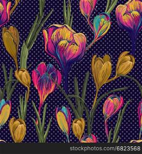 Floral seamless pattern. Decorative flowers. Spring, summer pattern. Floral seamless pattern. Decorative flowers. Spring, summer pattern for web, textile