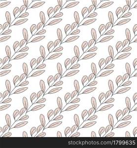 Floral seamless pattern for textures, textiles and simple backgrounds. Scalable vector graphics