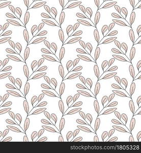 Floral seamless pattern for textures, textiles and simple backgrounds. Scalable vector graphics